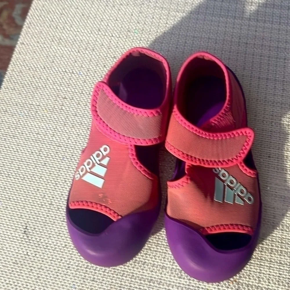 ADIDAS AltaVenture C Toddler Girls Swim Sandals Pink/Purple/Mint SIZE 11.5K US